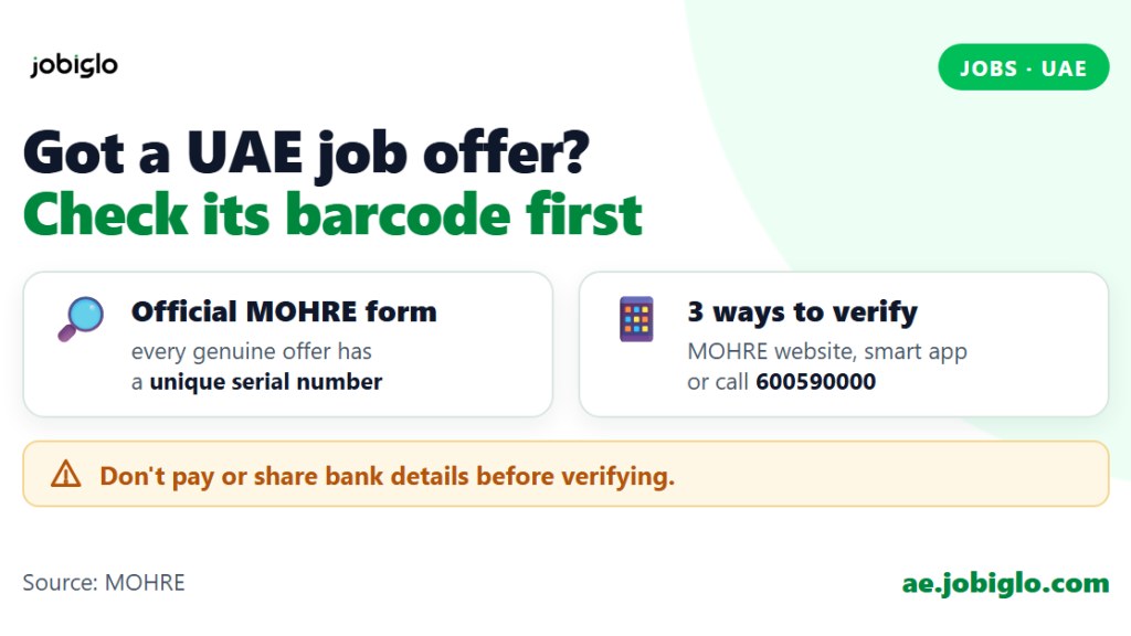 Got a UAE job offer? How to check it is genuine before you pay or share anything